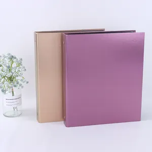 Custom Cardboard Hard Cover 3 Ring binder Metal Clip Letter Paper Document File Folder Binders Printing paper binder