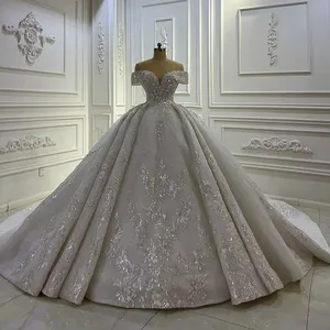 Janceber CJ059 robe de princesse Vintage en dentelle avec appliques de fleurs, robe de bal pour femmes, mariage