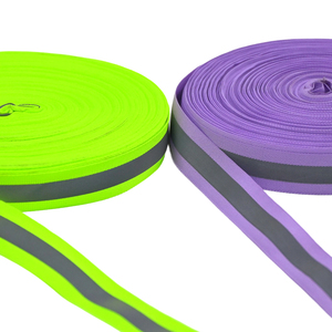 Cinturón Reflectante Elástico Personalizado, Correa de Poliéster, Cinta de Nailon con Recubrimiento Day <span class=keywords><strong>Glo</strong></span> para Correa de Perro - Product Image 3