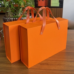 Wholesale High-End <b>Large</b> Empty Flip-Top Birthday <b>Gift</b> <b>Box</b> Corrugated Board Handheld Design Recycled Materials Immediate Delivery - Product Image 2