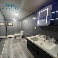 Casa Prefabbricata Espandibile in Container da 20Ft 40Ft Personalizzata, Casa Portatile con Cucina