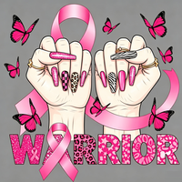 Transfert DTF Ruban Rose Tournesol Conscientisation du Cancer du Sein Espoir Personne ne combat seul Transfert thermique pour T-shirt et vêtements