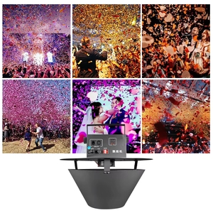 DMX Electric Durable Metal Hanging Ceiling Confetti Machine <b>Remote</b> <b>Control</b> Falling Spreader 1500W for Weddings Dry Ice - Product Image 5