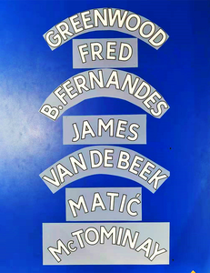 2017-2023 Premier Home B.FERNANDES RONALDO R.VARANE Numéro de maillot Numéro de marquage à chaud - Product Image 4