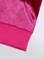Ensemble 2 pièces pour femme : sweat à capuche en velours et pantalon évasé, fermeture éclair, manches longues, style Y2K, survêtement décontracté, vente en gros, personnalisable