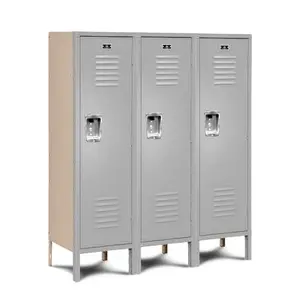 Single Tier High Metal Locker für Schulen und Büro