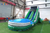 WINSUN - Glissade aquatique gonflable à glissière latérale avant personnalisée et colorée, avec piscine, vente chaude