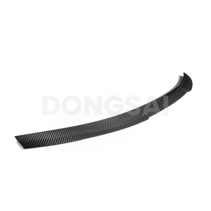 M4 stil kuru karbon Fiber arka bagaj dudak kuyruk kanat Boot Spoiler Ducktail Audi A6 S6 C8 2020 + - Product Image 3