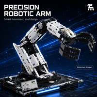 Kit de construction de bras robotique programmable STEM, jouet éducatif d'ingénierie et de construction