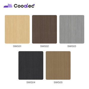 Surface de couleur en bois de chêne Panneau mural à lattes en MDF Absorption acoustique Panneau Akustik <span class=keywords><strong>Akupanel</strong></span> acoustique sonore - Product Image 3