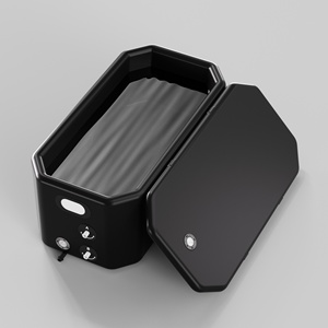 Baignoire gonflable inclinée AMBOHR pour 1 à 2 personnes, intérieur et extérieur, avec pompe à eau pour la natation - Product Image 3