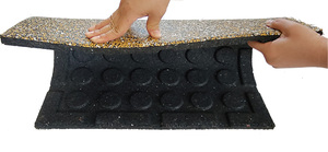 Chine Premium Interlocking Carrelage <span class=keywords><strong>de</strong></span> sol en caoutchouc naturel Tapis <span class=keywords><strong>de</strong></span> sol en caoutchouc <span class=keywords><strong>de</strong></span> gymnastique Icône similaire <span class=keywords><strong>pour</strong></span> les feuilles <span class=keywords><strong>de</strong></span> caoutchouc d'entraînement <span class=keywords><strong>de</strong></span> gymnastique - Product Image 6