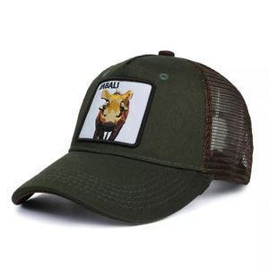 Factory Wholesale Custom Embroidery Logo Baseball Cap 5 Panel Mesh <b>Animal</b> Embroidery Trucker <b>Hats</b> - Product Image 3