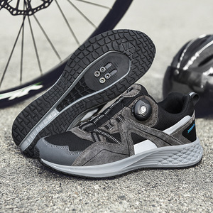 Cycling Shoes With Swivel Buckle Breathable Mesh EVA Sole For Men And Women Road Mountain Bike Footwear - Product Image 1