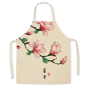 High Quality Heavy-Duty Polyester <b>Canvas</b> <b>Apron</b> Custom Printed Restaurant Sleeveless Style Reusable Pocket Adjustable Waist - Product Image 5