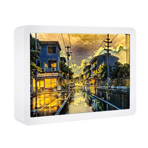 Creativa Lampada Scenografica a 7 Strati con Effetto Ombra 3D, Paesaggio Urbano in Stile <span class=keywords><strong>Anime</strong></span>, per Arredamento Casa e Ufficio - Product Image 2