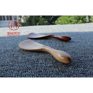 Japanese Style Wooden Rice Paddle Set 6 Pieces Hand Carved Natural Wood Spatula For Serving Rice And Cooking Utensils - Product Image 4