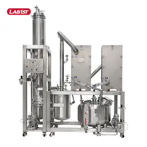 Lab1st-evaporador de película de caída al vacío, extractor concentrado para la venta, evaporador de película de caída de un solo efecto, 100l, 200l