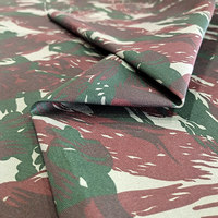 Vêtements tactiques d'extérieur tissés en sergé de polyester-coton 220 g/m² imprimé camouflage lézard du Brésil, imperméables, vente en gros d'usine