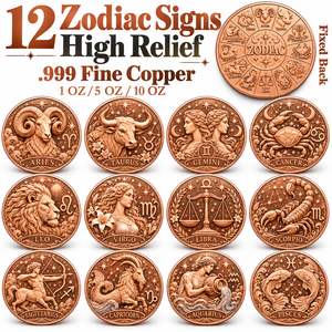 Moneta in Rame Puro 999 da 1 oz, Elettroplaccata, Serie 12 Segni Zodiacali in Alto Rilievo, <span class=keywords><strong>Toro</strong></span>, 3D UV Colorata, Edizione da Collezione Creativa - Product Image 2