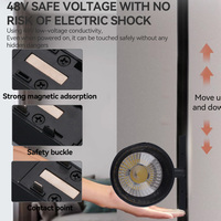 Moderna Lámpara LED de Riel de Aluminio de 10W/20W, 48V DC, con Luz Diurna de 3000K, 4000K, 6000K, Alto CRI 85, para Supermercados, Tiendas y Salas de Estar