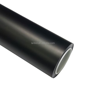 <span class=keywords><strong>Vinyle</strong></span> de covering automobile PET satiné céramique noir en gros 1,52x18m/5x60ft – Un rouleau complet – Autocollants de voiture PET directement de l'usine - Product Image 2