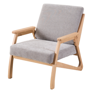 Sillón Reclinable Individual Moderno con Tapicería de Tela para Muebles del Hogar, Sofá con Estructura de Madera Colorida para Sala de Estar - Product Image 6