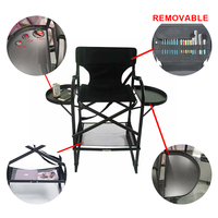 Chaise de maquillage pliable en aluminium sur mesure, fabriquée en Chine en 2025, pour le bureau, la pêche, la plage