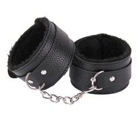 Sexbay Menottes et Bracelets en Peluche Douce pour Jeu de Rôle SM, Menottes de Poignet, Menottes de Jambe, Bracelet de Cheville, Bande de Contrainte, Laisse, Accessoire pour la Vie Sexuelle