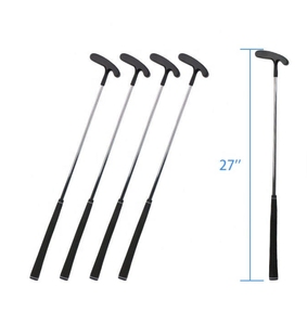 SEEKFUNS Clubs de <span class=keywords><strong>golf</strong></span> transfrontaliers en alliage d'aluminium, club d'entraînement télescopique, putter double face en silicone 90cm R Flex pour enfants XFY-0084 - Product Image 1