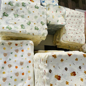 Newborn Safe Fabric Essential Baby Muslin Cotton Towels Burp <b>Cloth</b> 20x20cm Square Ultra Soft and Chemical Free - Product Image 1