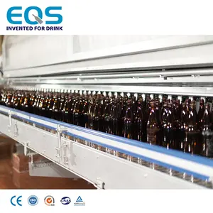 Máquina de limpieza de lavado de botellas de vidrio de cerveza de reciclaje lineal automático de alta eficiencia
