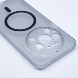 Étui de téléphone portable magnétique en TPU transparent pour <span class=keywords><strong>Honor</strong></span> X8 4G <span class=keywords><strong>Honor</strong></span> PLAY 5TPRO 4G <span class=keywords><strong>Coque</strong></span> arrière transparente Aimant blindé givré Antichoc - Product Image 5