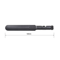 Antenne WiFi double bande 2,4 GHz 5 GHz 5 dBi à gain élevé omnidirectionnelle en caoutchouc SMA mâle pour routeur sans fil