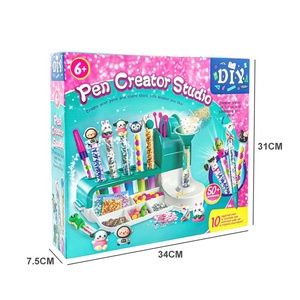 Stylo à paillettes créatif DREA Princess Beauty, stylos à paillettes liquides diamant, arts et artisanat, stylo créateur DIY, jouets DIY pour enfants - Product Image 4