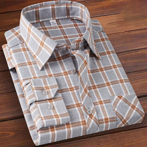 Camicia calda a maniche lunghe imbottita camicia Casual da <span class=keywords><strong>uomo</strong></span> taglie forti per l'autunno e l'inverno - Product Image 3