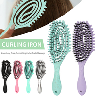 Nouveau Peigne Coiffant pour la Définition des Boucles, à Poils Lisses et Creux, pour l'Application d'Encens Anti-moustiques