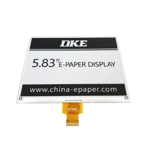 5.83 inch e ink advertising display outdoor electronic paper display EPD fast refresh high resolution epaper screen