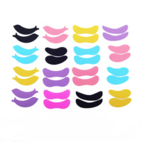 Patch pour les yeux anti-rides réutilisable, non absorbant, ultra fin, en silicone de qualité médicale, plusieurs formes et couleurs, respectueux de la peau, sans colle