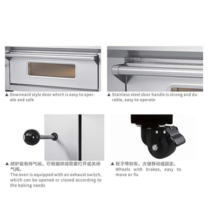 Horno comercial de pizza a gas de 2 capas de alta capacidad, calentamiento rápido, adecuado para panaderías, pizzerías - Product Image 5