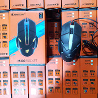 JERTECH M300 Gamer Ordinateur PC Souris de jeu rétroéclairée 3D 1200 DPI Noir Blanc Souris de jeu filaire