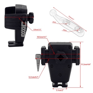 Motocicleta soporte de teléfono soporte inalámbrico cargador de iPhone y muchos otros teléfonos móviles. Soporte innovador en forma de C retráctil/ajustable para Honda <span class=keywords><strong>Goldwing</strong></span> GL <span class=keywords><strong>1800</strong></span> F6B F6C DCT Tour <span class=keywords><strong>Airbag</strong></span> 2018-2021 - Product Image 6