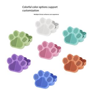 Nuevo Limpiador de Brochas de Maquillaje 2 en 1 de Silicona y Caja de Almacenamiento - Organizador de Brochas con Forma de Pata de Gato para una Limpieza y Almacenamiento Eficientes - Product Image 5