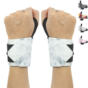 Nilon transfer panas dicetak daya angkat Anime bungkus pergelangan tangan memperkuat kompresi berat angkat Gym tugas berat pembungkus pergelangan tangan - Product Image 2