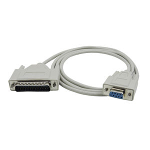 כבל VGA 9 פינים ל-25 פינים <span class=keywords><strong>DB9</strong></span> ל-<span class=keywords><strong>DB25</strong></span>, כבל RS232 נקבה ל-<span class=keywords><strong>DB25</strong></span> זכר, כבל מודם טורי <span class=keywords><strong>Null</strong></span> <span class=keywords><strong>DB9</strong></span> ל-<span class=keywords><strong>DB25</strong></span>, כבל D-Sub 9 פינים ל-D-Sub 25 פינים - Product Image 1