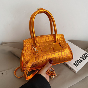 Bolso de mano de color dorado y rosa para mujer, bolso de mano <span class=keywords><strong>juvenil</strong></span>, de lujo, barato, nuevo diseño - Product Image 4