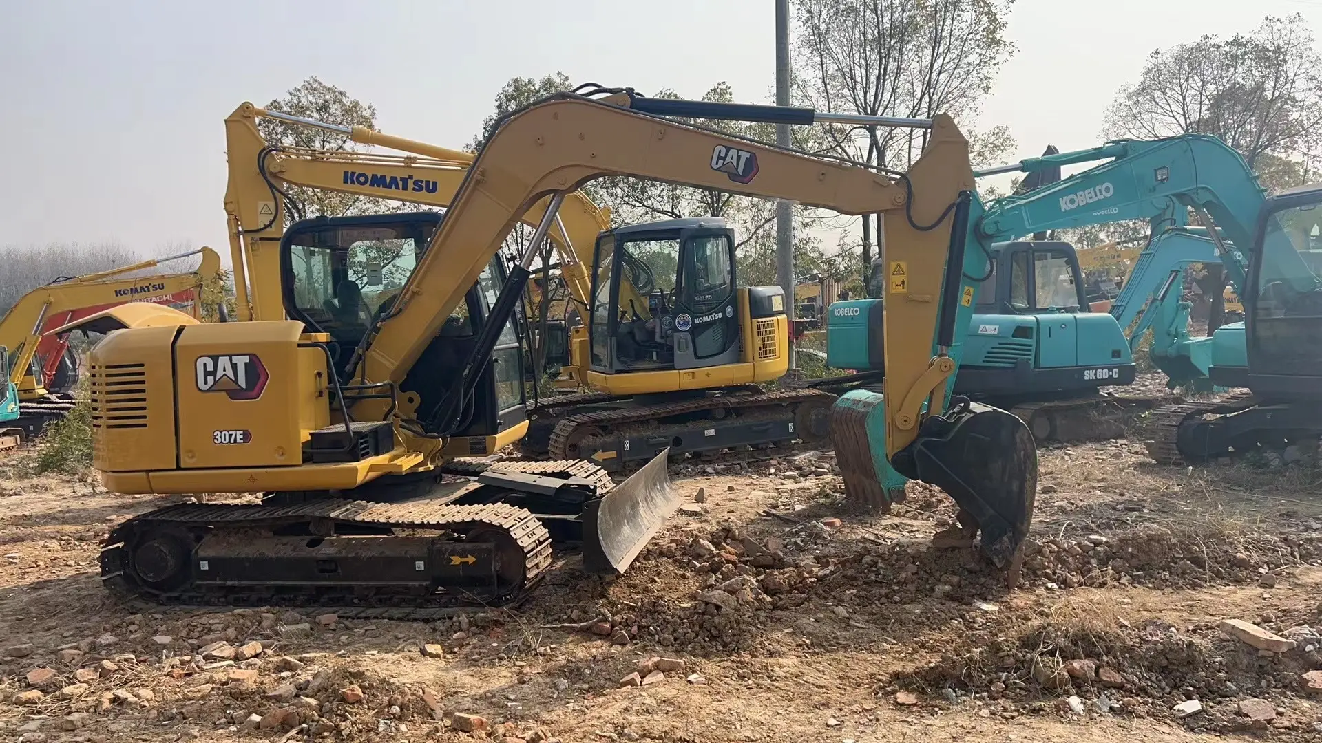 Venta caliente Excavadora Caterpillar CAT307 excavadoras de segunda mano con maquinaria de arrastre de alta calidad a la venta