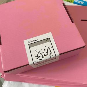 Logo Printing Corrugated Clothing Shipping Boxes Pink <strong>Red</strong> Color Mailer Packaging Mailing <strong>Box</strong> - Product Image 3