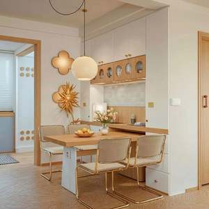 Meuble mural complet en bois moderne et minimaliste personnalisé avec un design élégant pour appartements, villas et hôtels - Product Image 5