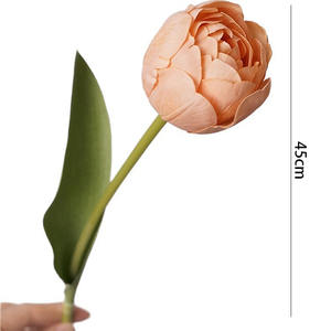 Arreglo Floral de Tulipanes de Seda Hechos a Mano de Alta Calidad, Pequeños y Frescos, para Decoración de Interiores, Adornos de Escritorio, Decoración Floral para Bodas - Product Image 5